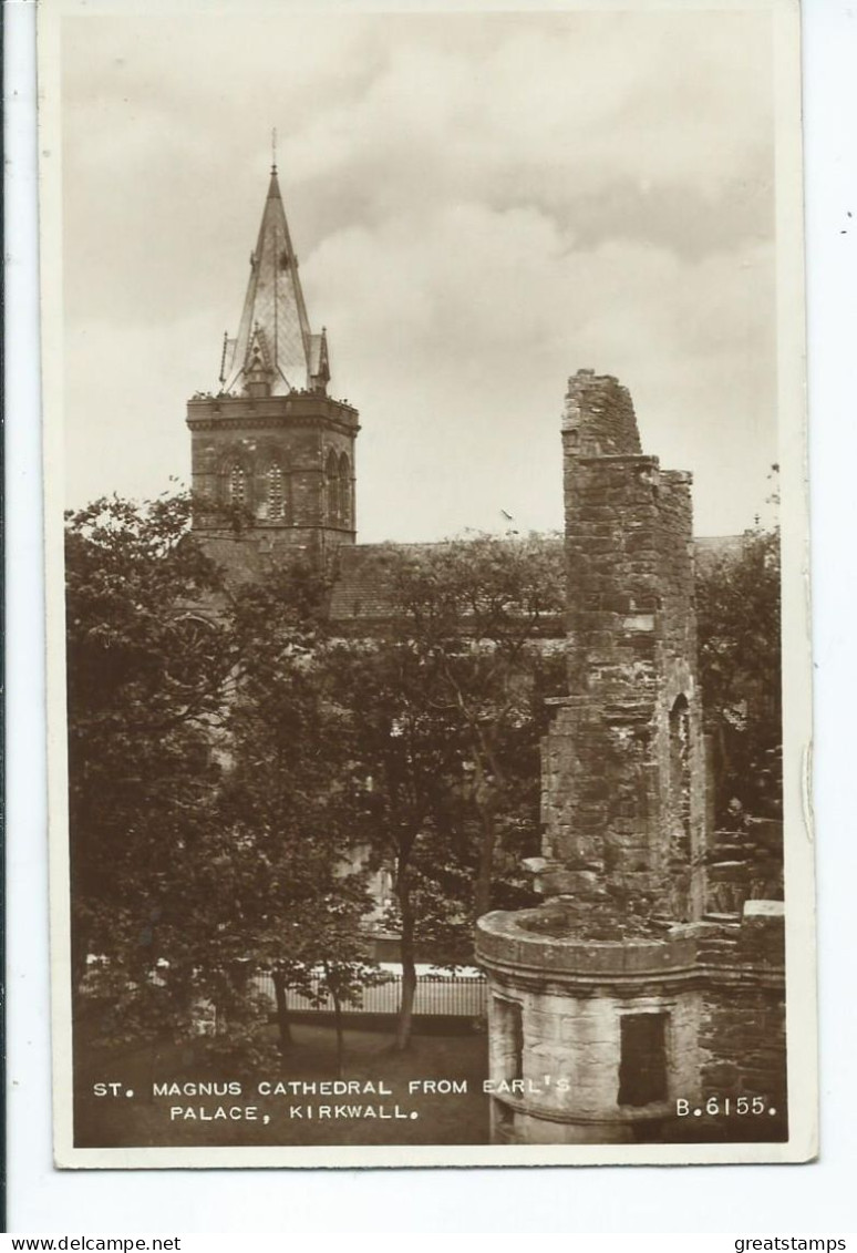 Scotland Postcard Orkney Kirkwall St.magnus  Valentine's Unused . Rp - Orkney