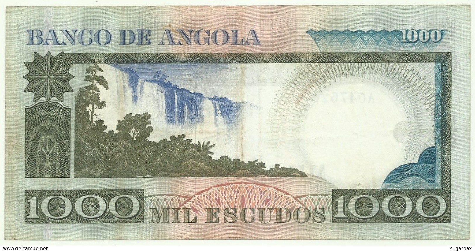 Angola - 1000 Escudos - 10.6.1973 - Pick: 108 - Serie AO - Luiz De Camões - PORTUGAL - 1.000 - Angola