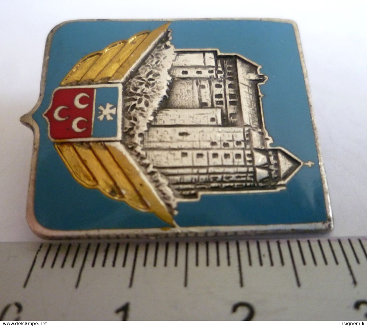 INSIGNE BA 279 CHATEAUDUN, émail - DRAGO PARIS A 1001 - Armée De L'air