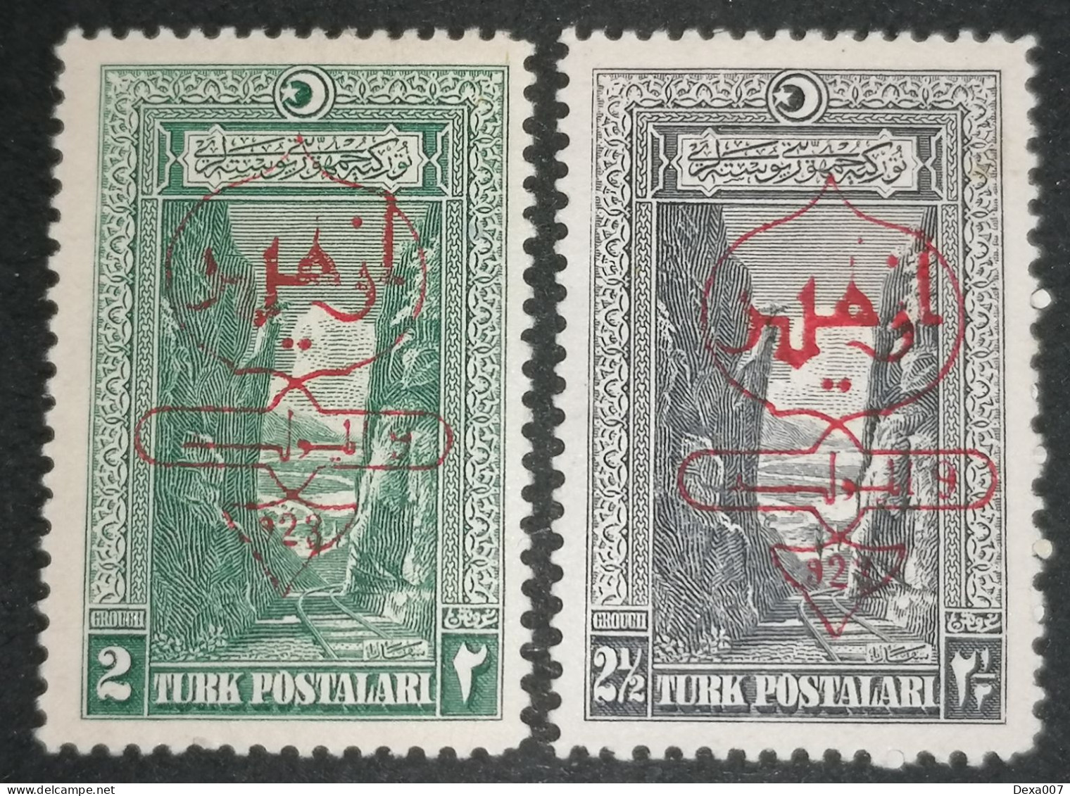 Turkey 1928 Izmir Exhibition MH - Unused Stamps