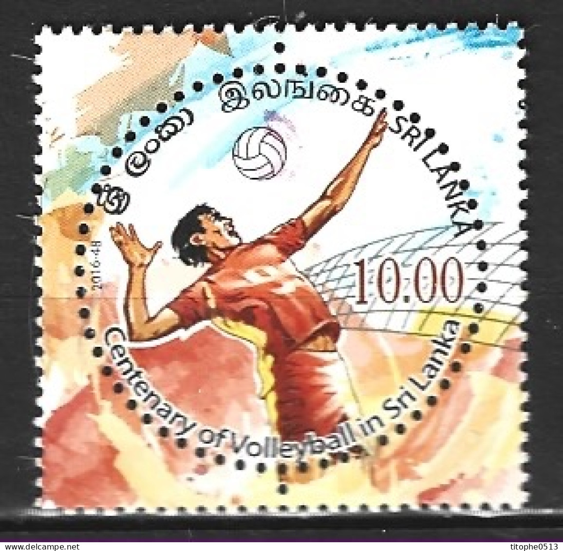 SRI LANKA. N°2075 De 2016. Volley-ball. - Volleyball