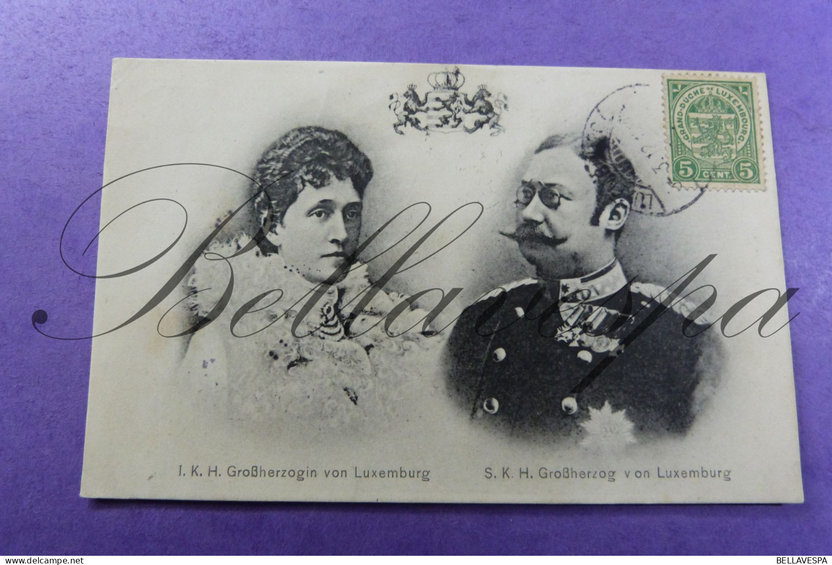 Maria-Anna Grossherzogin En Wilhelm Grossherzog Von Luxemburg Luxembourg  1912 Hofphotogarph C. GRIESER - Grand-Ducal Family