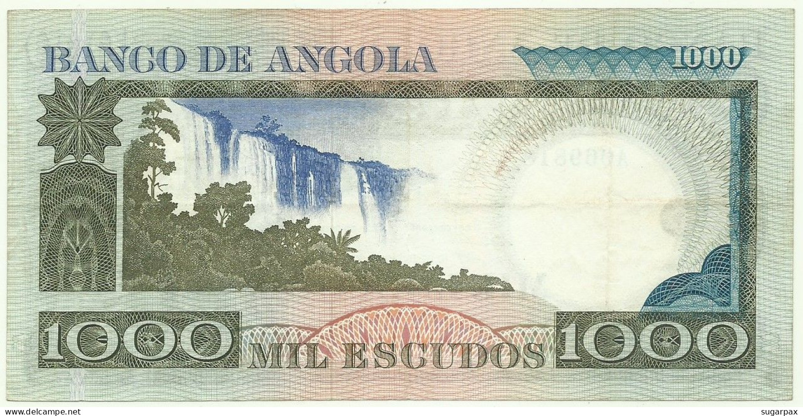 Angola - 1000 Escudos - 10.6.1973 - Pick: 108 - Serie AQ - Luiz De Camões - PORTUGAL - 1.000 - Angola