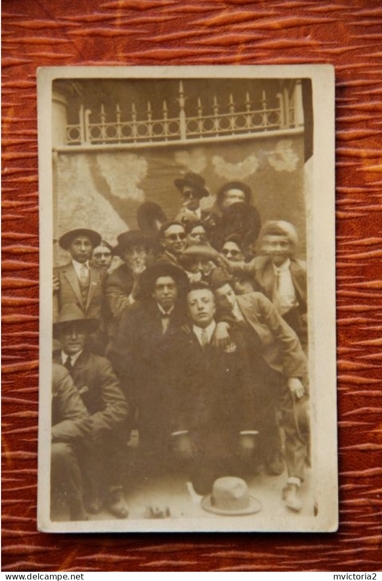 CHILI : SANTIAGO, Carte Photo D'un Groupe D'hommes - Chili