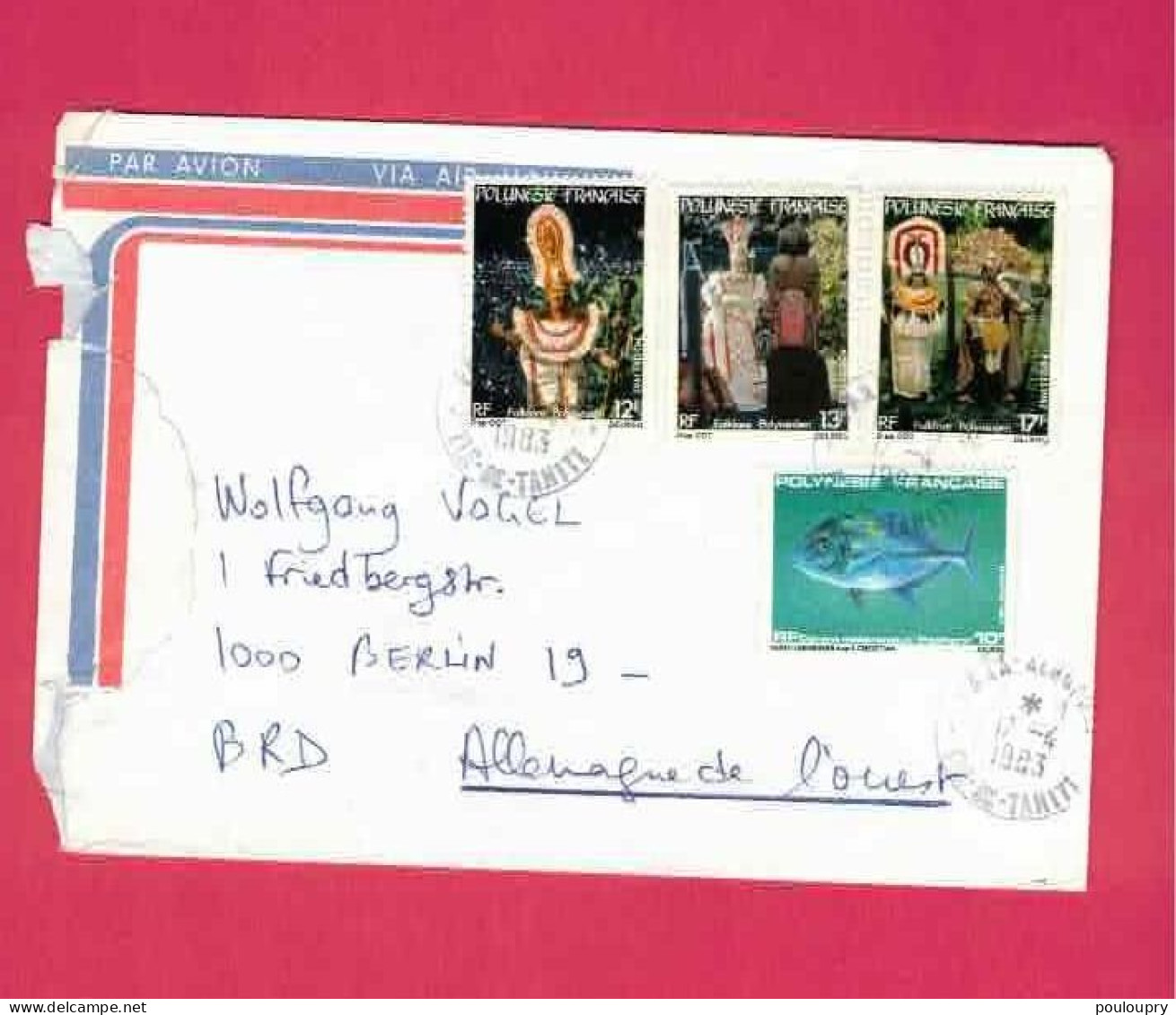 Lettre De 1983 Pour L' Allemagne - YT N° 181 à 183 Et 193 - Storia Postale