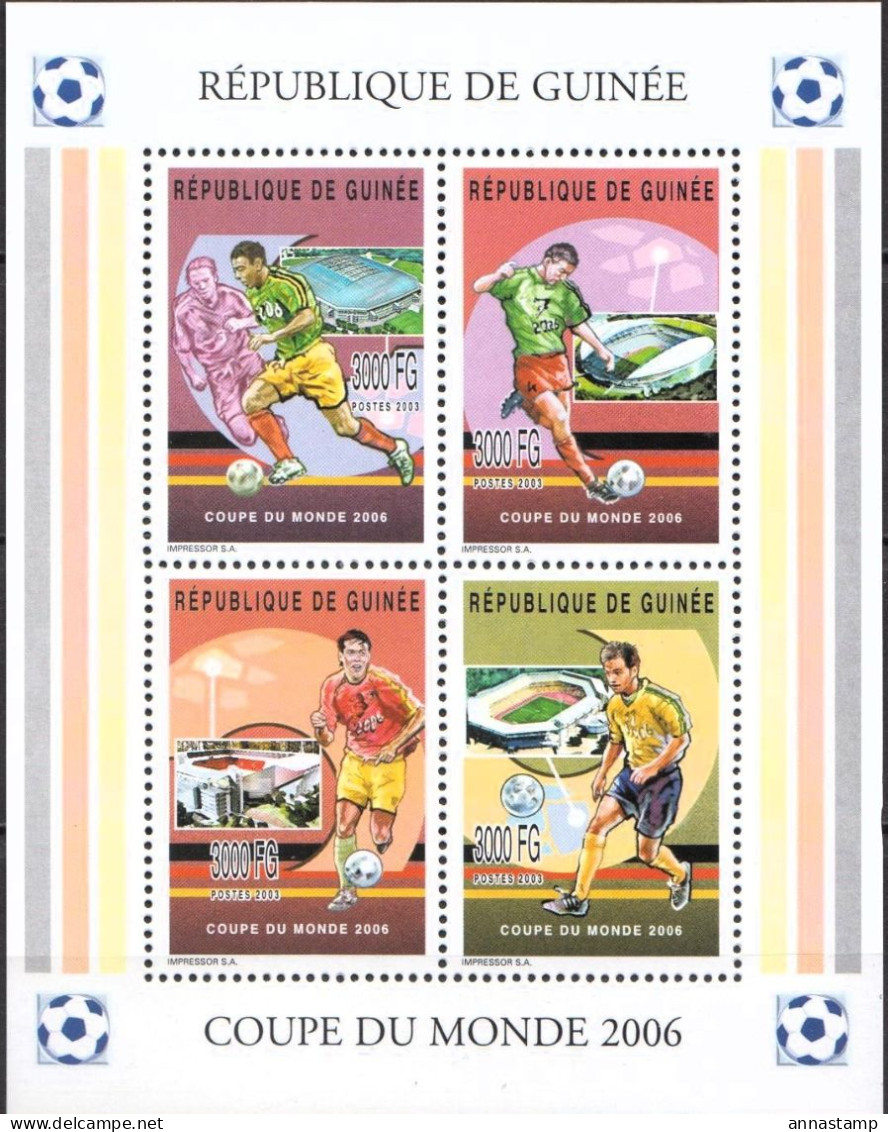 Guinea MNH Minisheet - 2006 – Germania