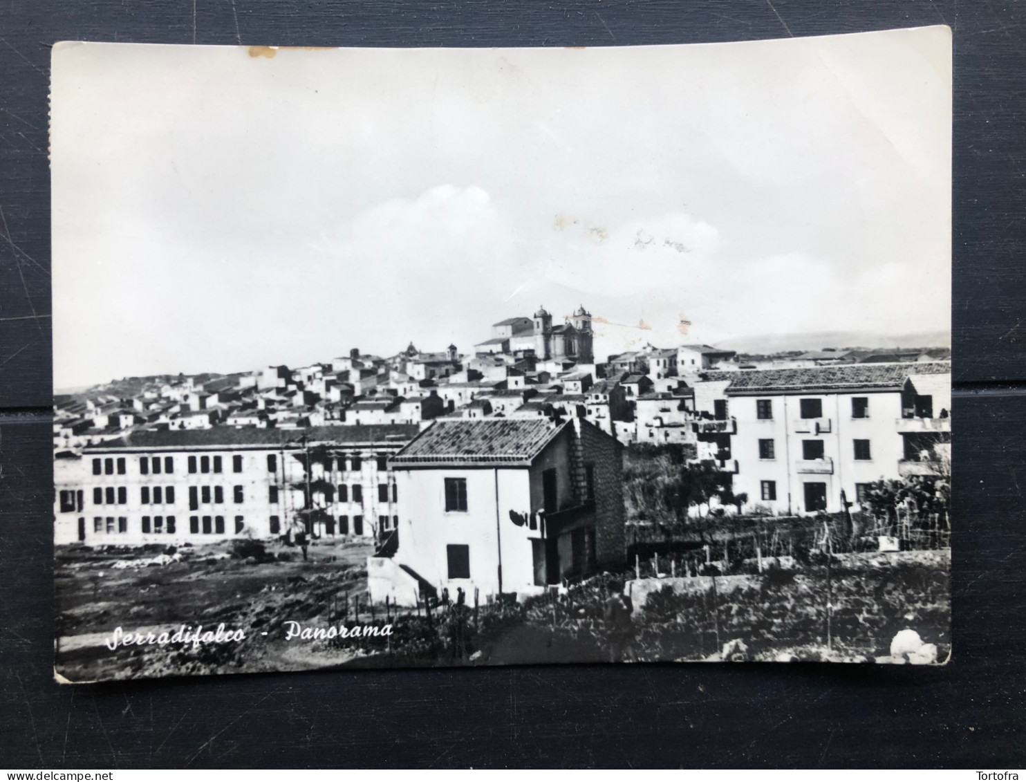 SERRADIFALCO ( CALTANISSETTA ) PANORAMA 1955 - Caltanissetta