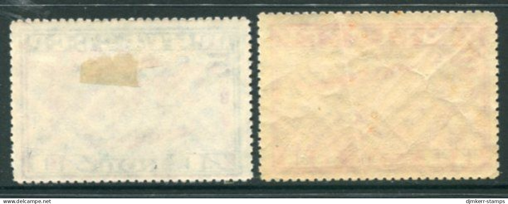 SOVIET UNION 1930 Zeppelin Visit Perforated 10½ LHM / *.  Michel 390-91B - Nuovi