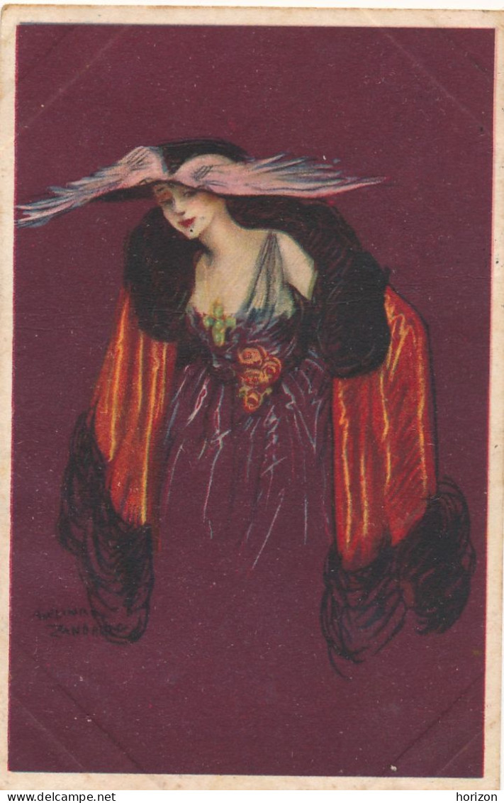 2h.102  Adelina ZANDRINO - Little Woman - Fashion - Charme - Glamour - Elegance - 1918 - Zandrino