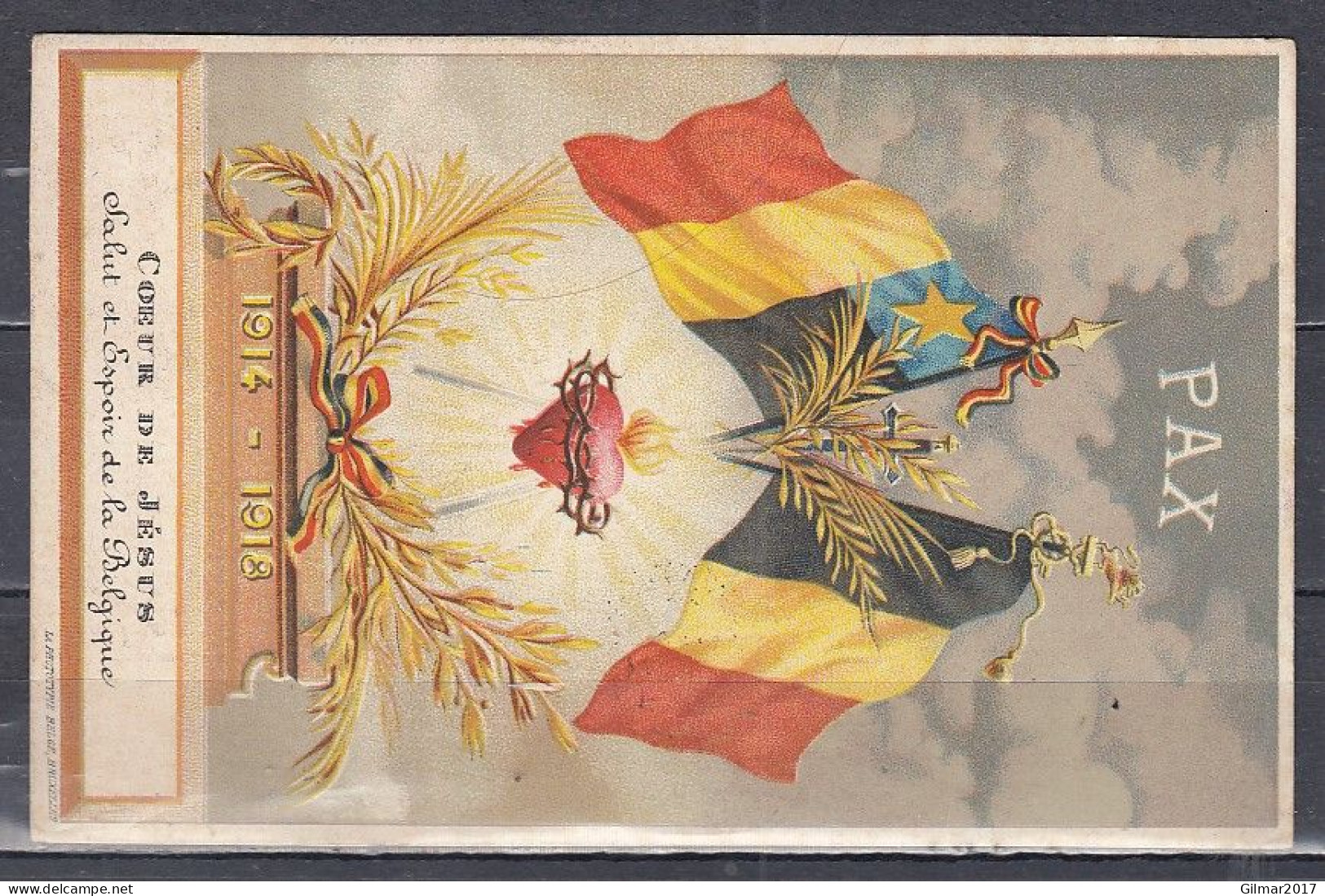 Postkaart Van Bruxelles Naar Schaerbeek Met Langstempel Bourg-Leopold - Griffes Linéaires