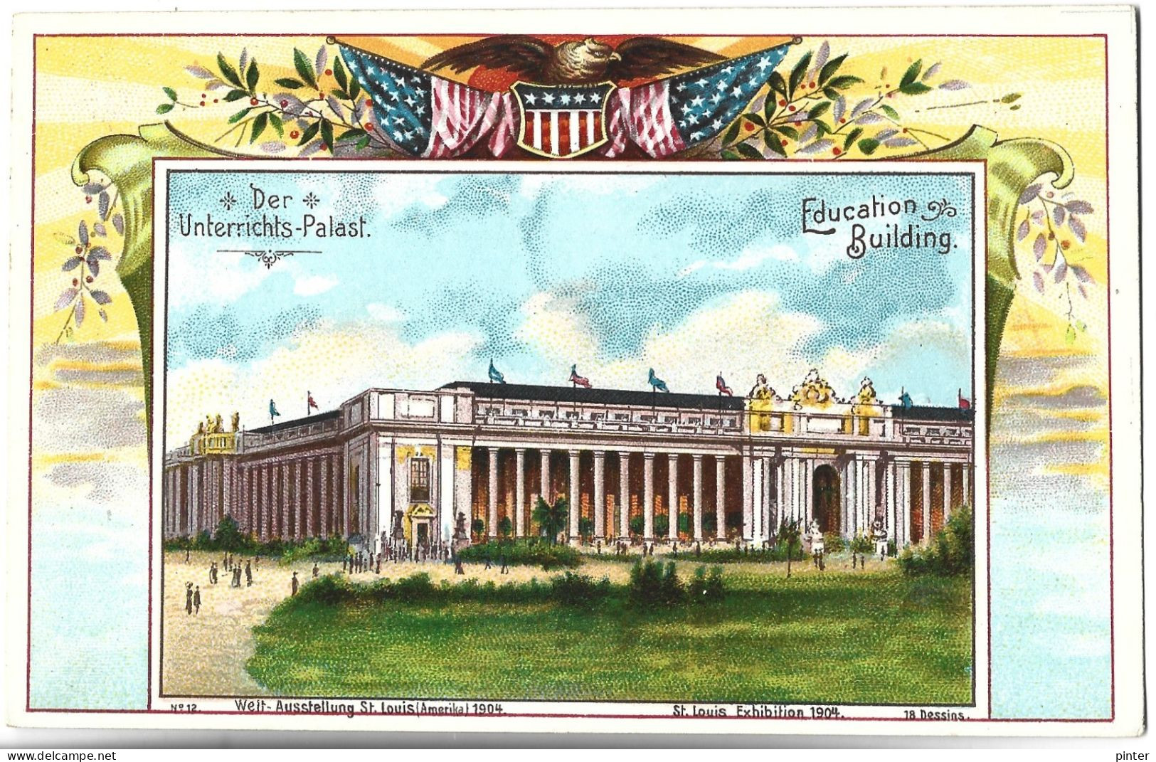 ETATS-UNIS - SAINT LOUIS EXHIBITION 1904 - Exposition Universelle 1904 - N° 12 - Andere & Zonder Classificatie