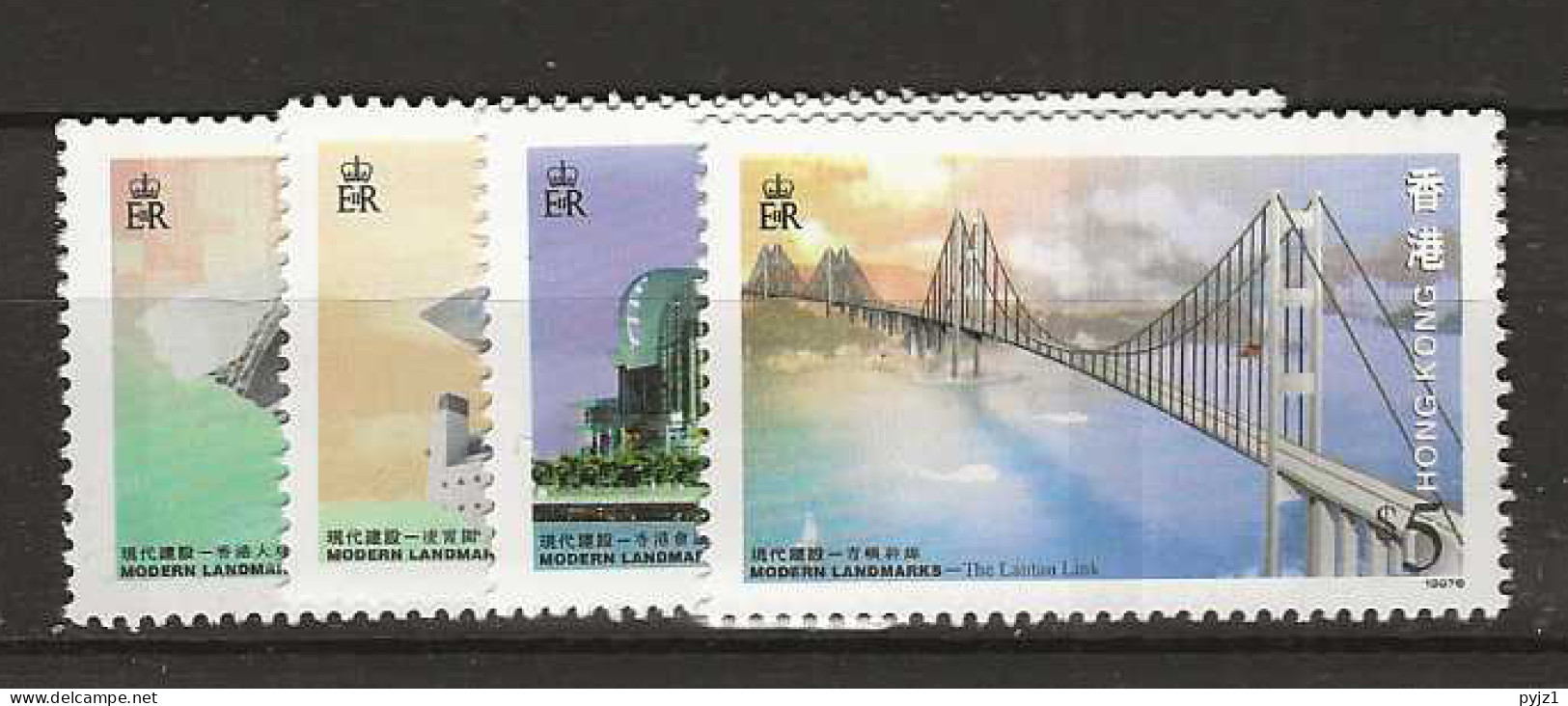 1997 MNH Hongkong Mi 815-18 Postfris** - Nuevos