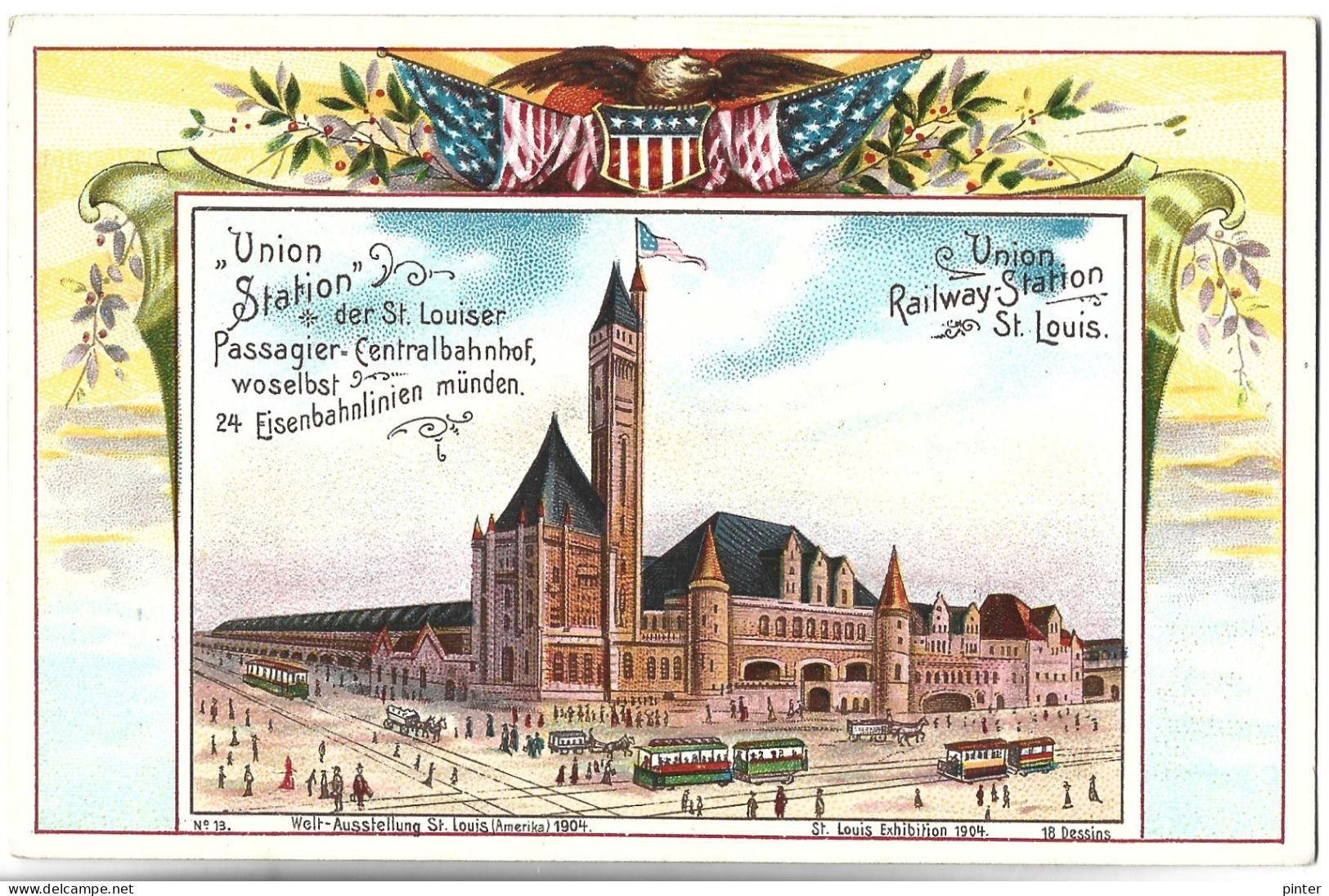 ETATS-UNIS - SAINT LOUIS EXHIBITION 1904 - Exposition Universelle 1904 - N° 13 - Altri & Non Classificati