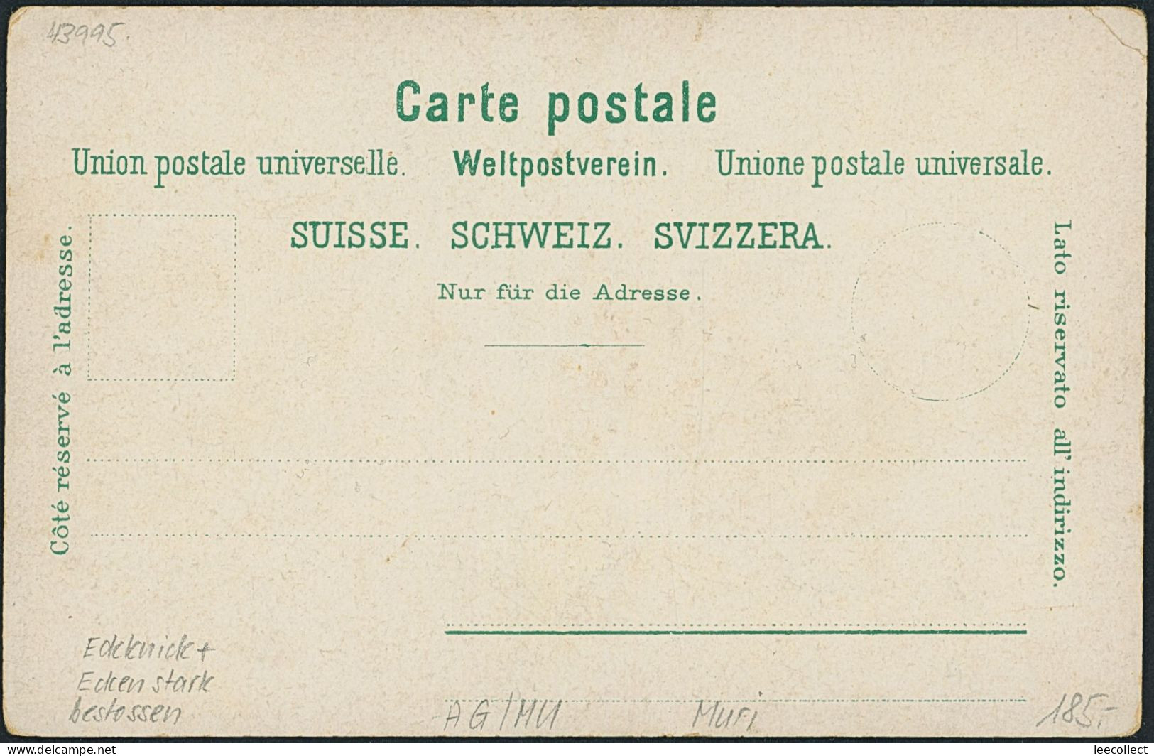 Suisse - AG Muri - Litho - Muri