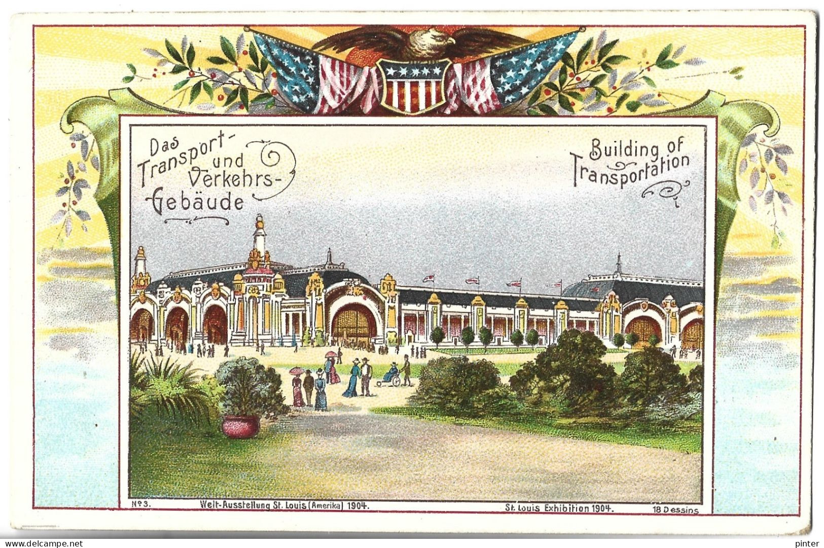 ETATS-UNIS - SAINT LOUIS EXHIBITION 1904 - Exposition Universelle 1904 - N° 3 - Andere & Zonder Classificatie