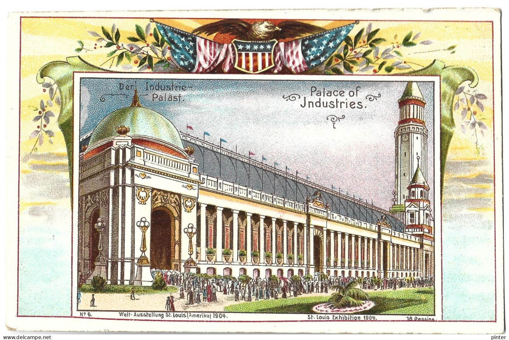 ETATS-UNIS - SAINT LOUIS EXHIBITION 1904 - Exposition Universelle 1904 - N° 6 - Sonstige & Ohne Zuordnung