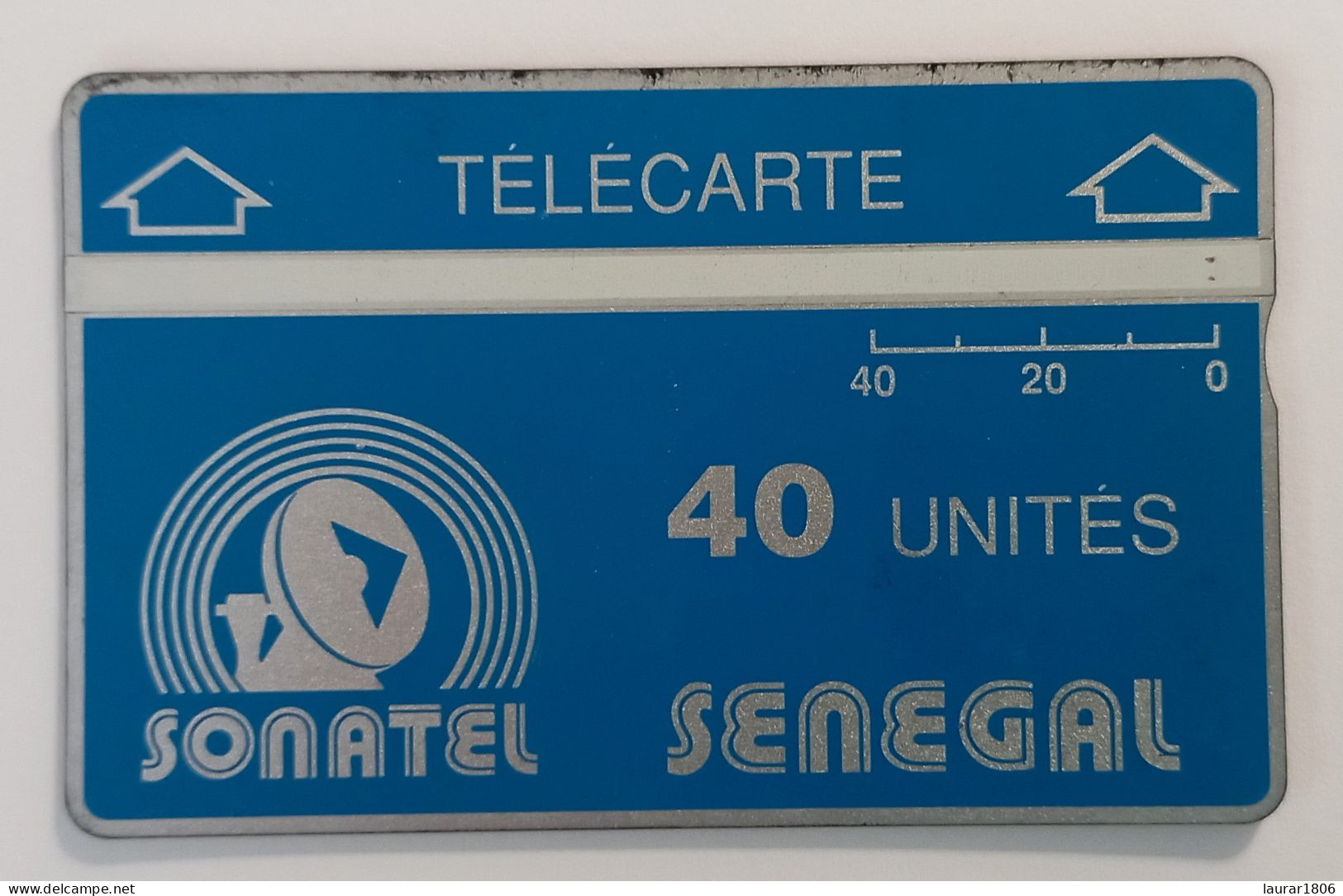 TELECARTE PHONECARD MAGNETIQUE SONATEL - SENEGAL - 40 Unités - N° 012B... - EC - Senegal