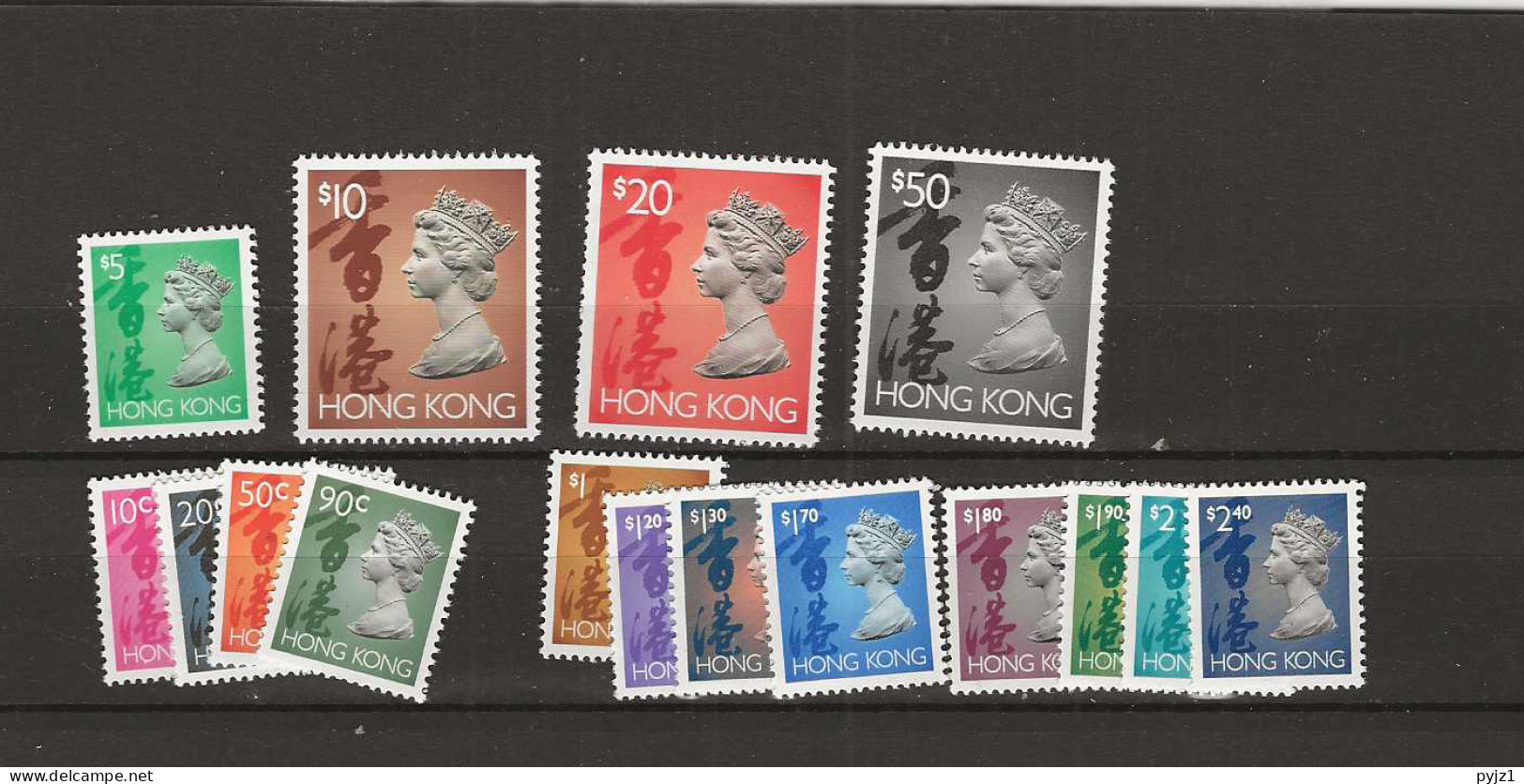 1992 MNH Hongkong Mi 654-669 Postfris** - Ongebruikt