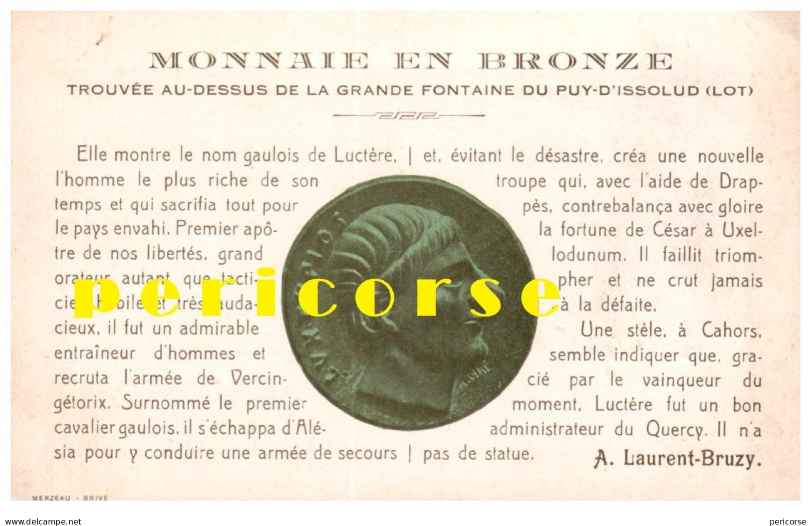 46  Puy D'Issolud  Monnaie En Bronze - Vayrac