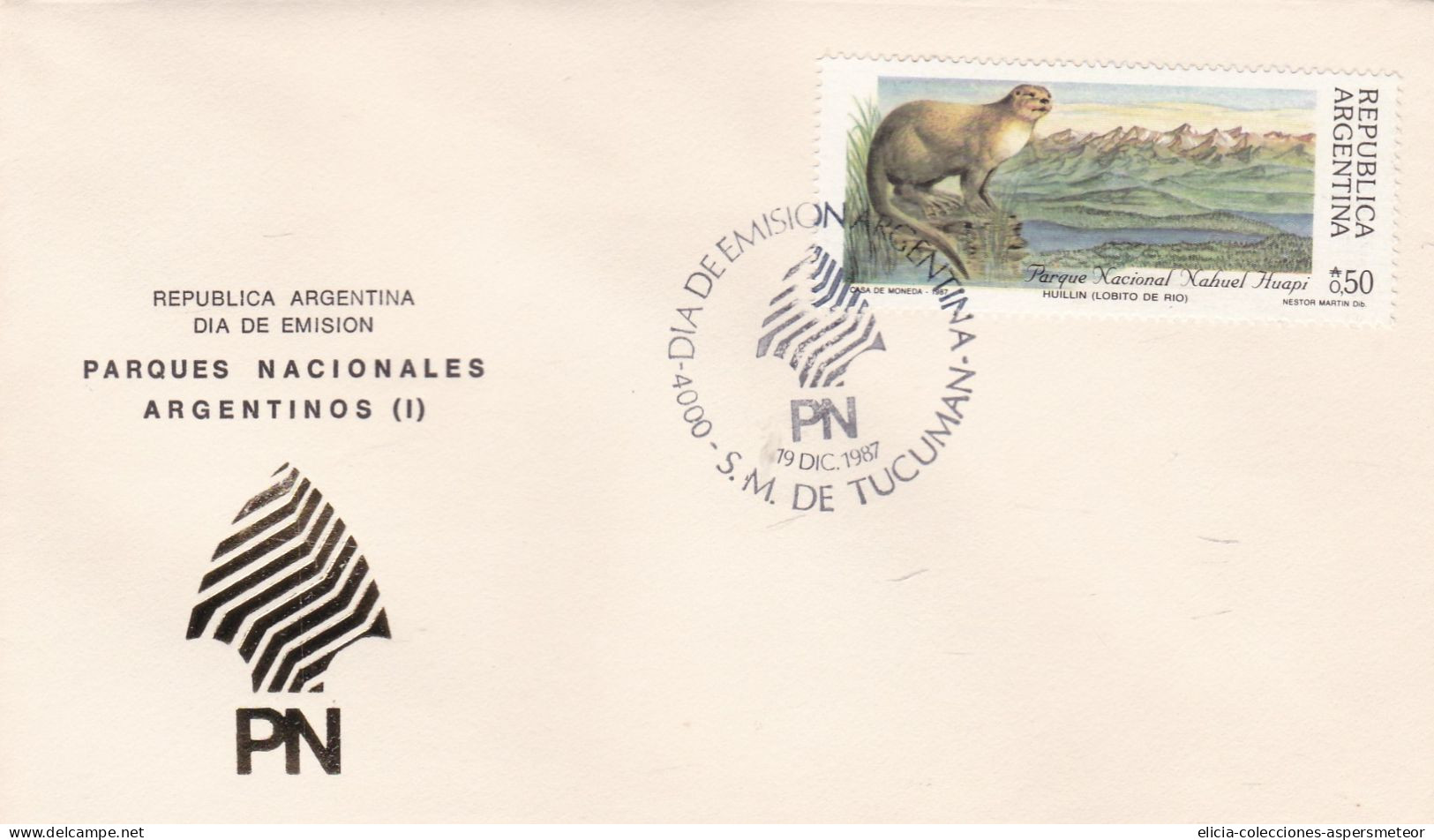 Argentina - 1987 - FDC - Argentine National Parks  -  Caja 30 - FDC