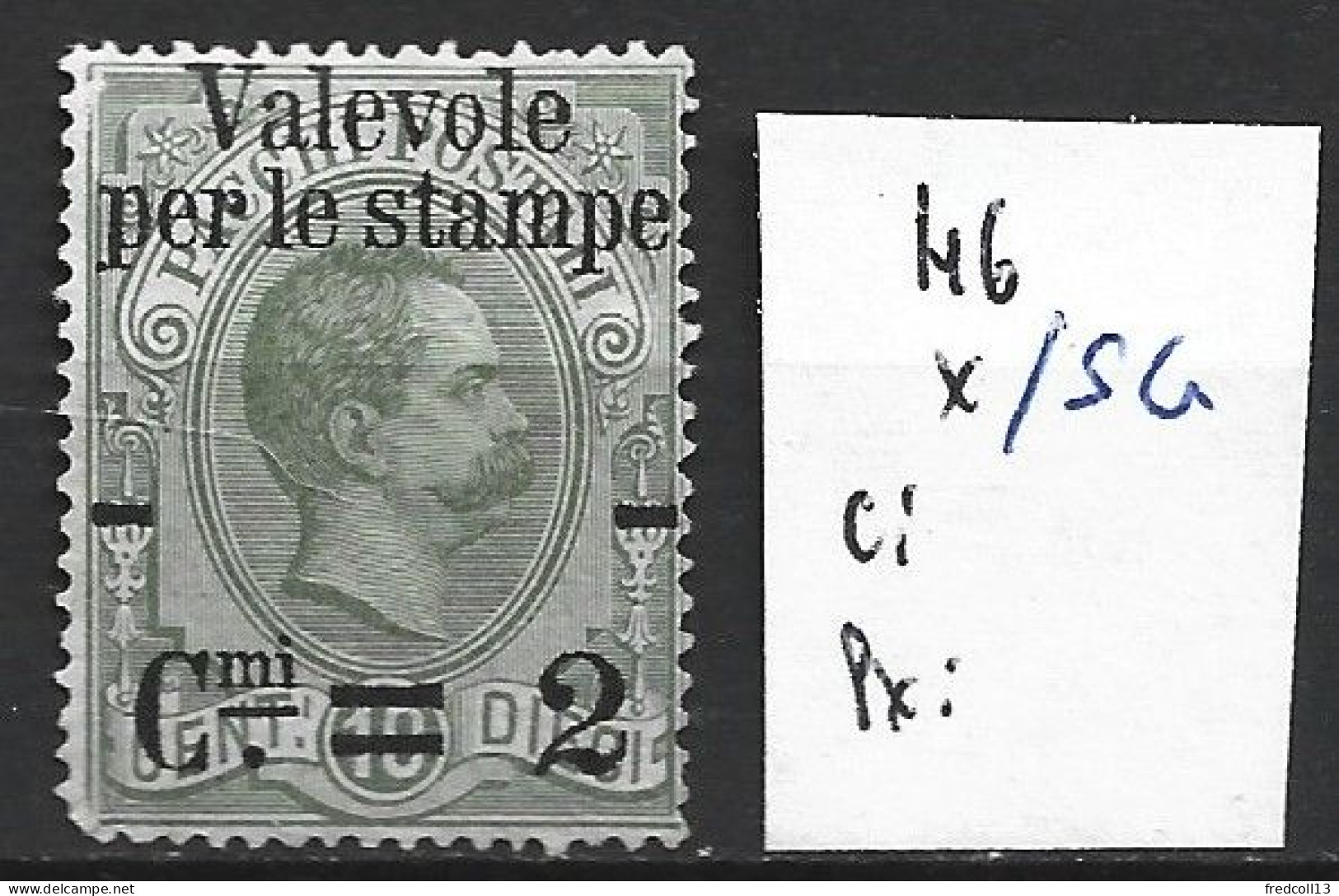 ITALIE 46 Sans Gomme Côte 5 € - Neufs