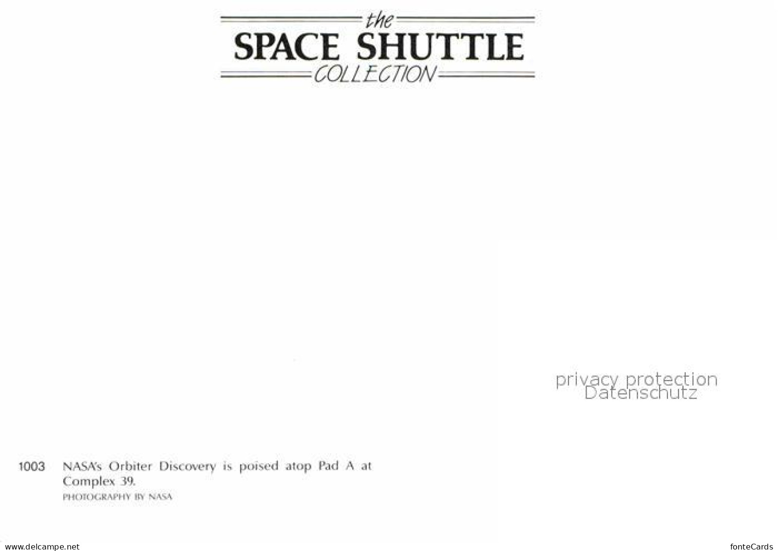 72701468 Raumfahrt NASA Orbiter Discovery Pad A Complex 39 Flug - Espace