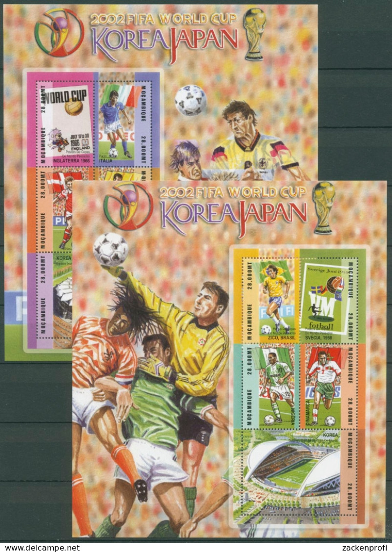 Mocambique 2002 Fußball-WM In Japan U. Korea 2210/19 K Postfrisch (C24455) - Mozambique