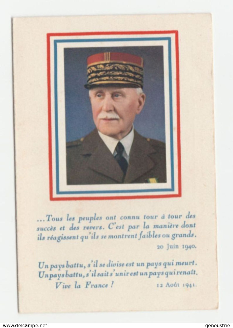 WW2 Beau Calendrier De Poche 1942 Maréchal Philippe Pétain - Etat Français WWII - Petit Format : 1941-60