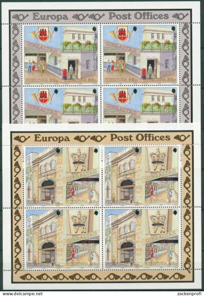 Gibraltar 1990 Europa: Postalische Einrichtungen 590/93 K Postfrisch (C30952) - Gibraltar