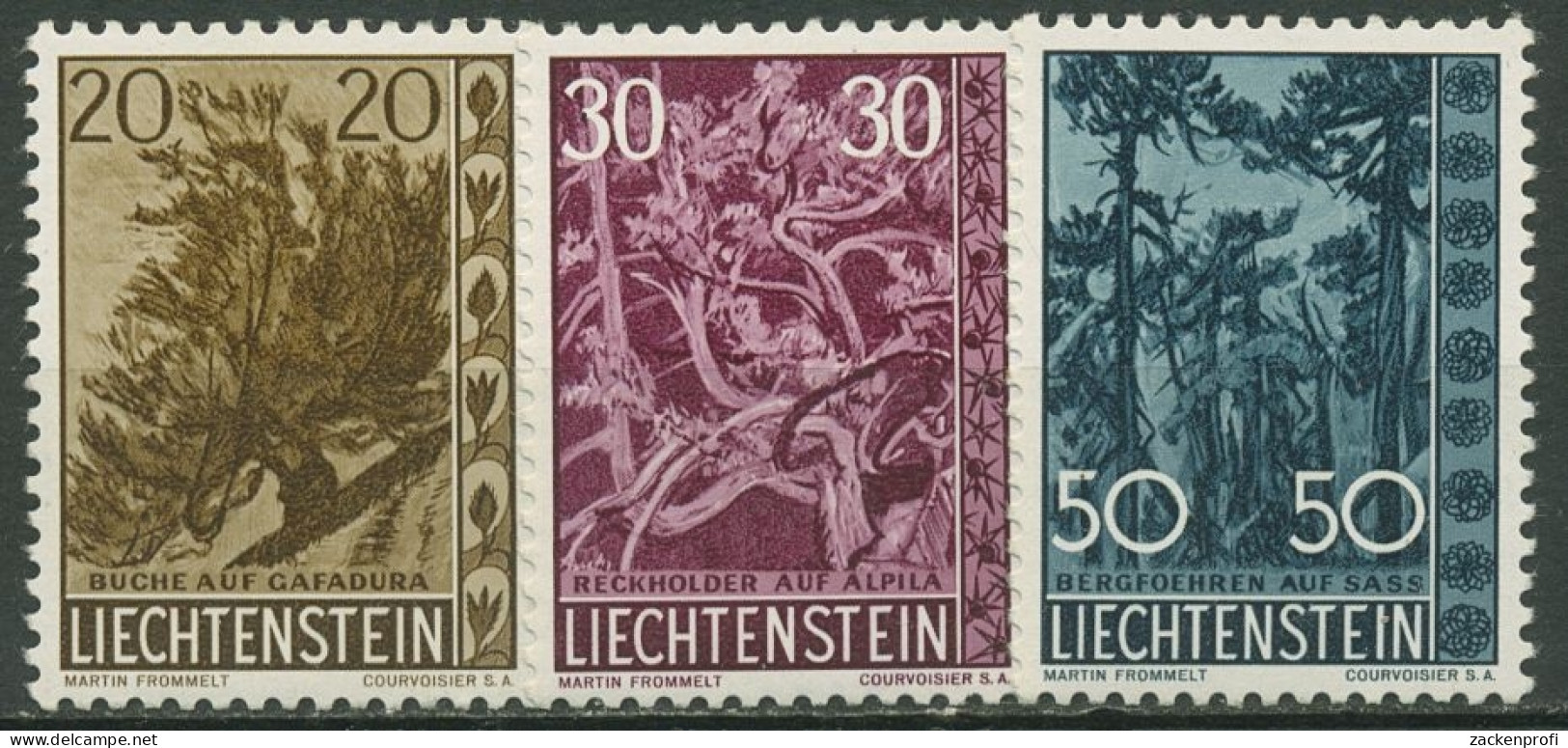 Liechtenstein 1960 Pflanzen Bäume Sträucher 399/01 Postfrisch - Ungebraucht