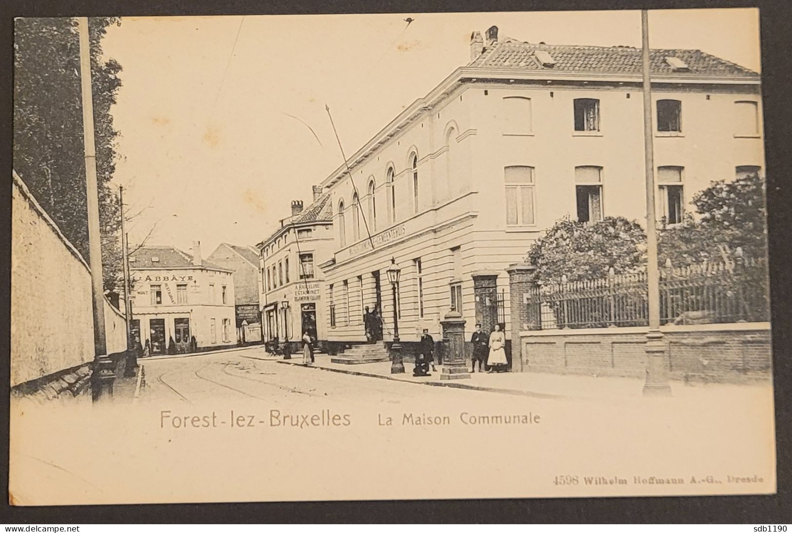 Forest-lez-Bruxelles - La Maison Communale (4598 Wilhelm Hoffmann A.-G., Dresde), Non Circulée - Vorst - Forest