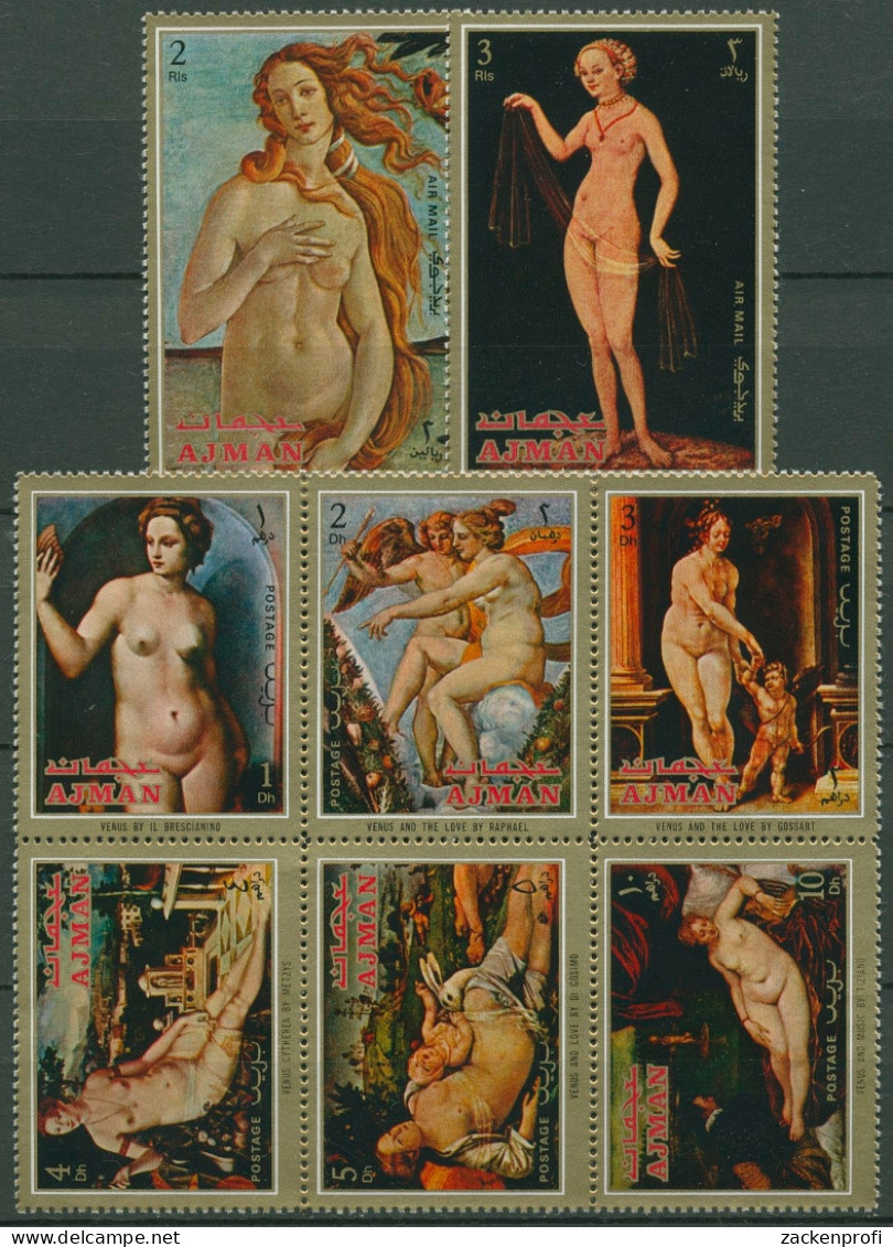 Ajman 1971 Gemälde Venus 895/02 A ZD Postfrisch (C96514) - Ajman