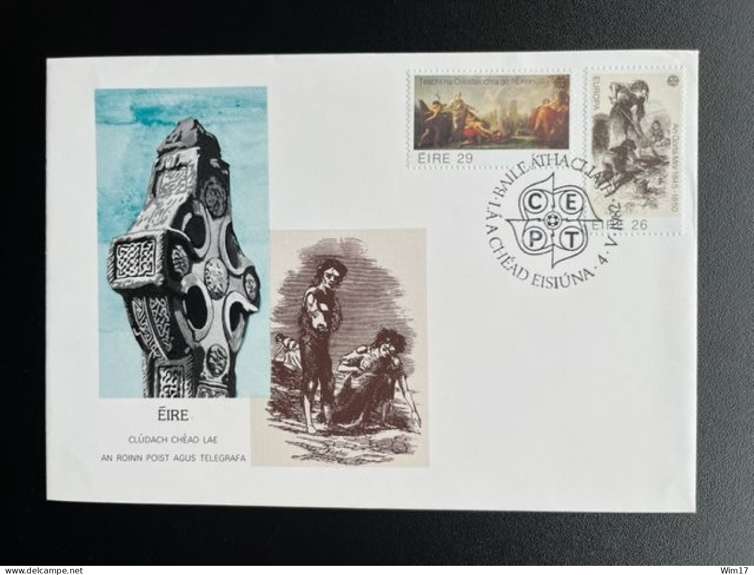 IRELAND EIRE 1982 FDC EUROPA CEPT HISTORIC EVENTS 04-05-1982 IERLAND - FDC