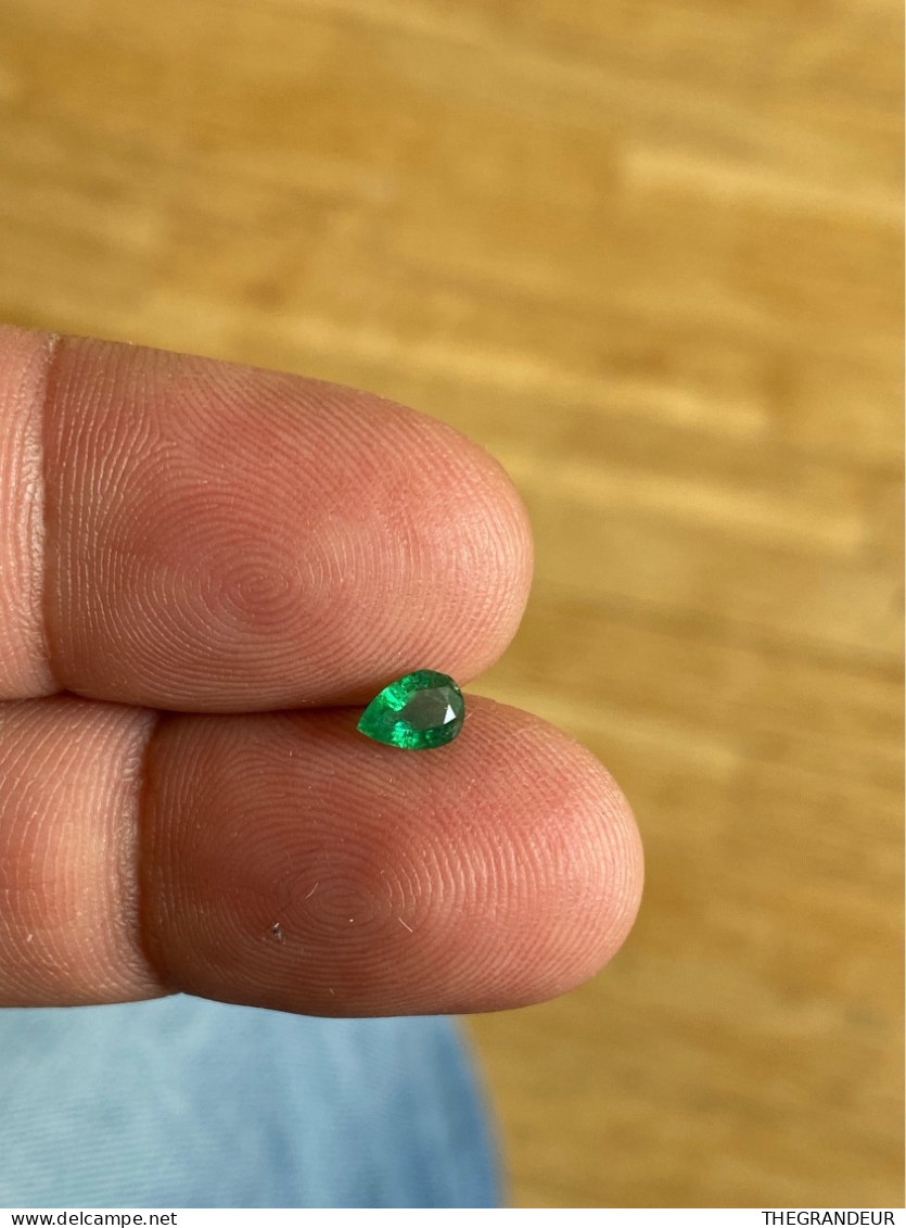 Natural Emerald 0.45 Karat Loose Gemstone - Emeraude