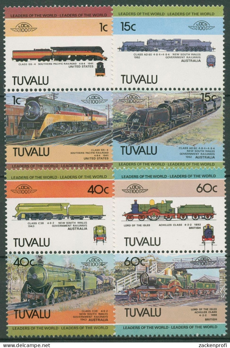 Tuvalu 1984 Eisenbahn Lokomotiven 213/20 ZD Postfrisch - Tuvalu