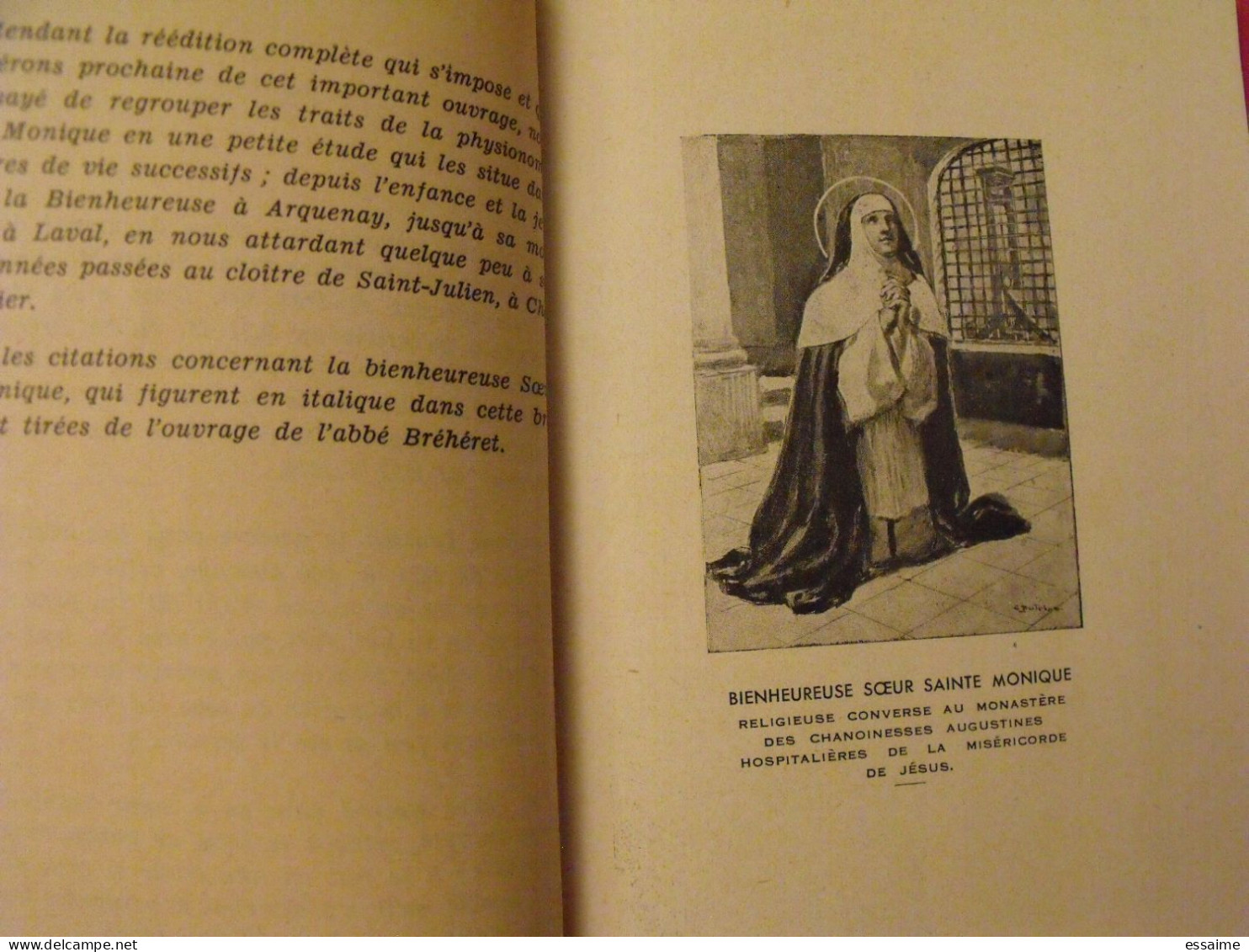 Servante Et Martyre. Bienheureuse Soeur Sainte Monique. Augustine. Château Gontier Mayenne. 1955 - Pays De Loire