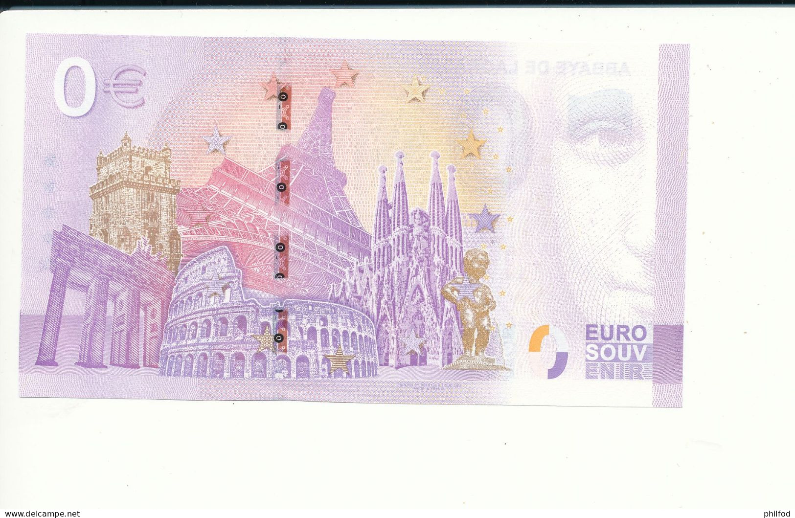 Billet Touristique  0 Euro  - ABBAYE DE LAGRASSE 12 SIECLES D'HISTOIRE - 2022-1 -  UEWN -  N° 1961 - Altri & Non Classificati
