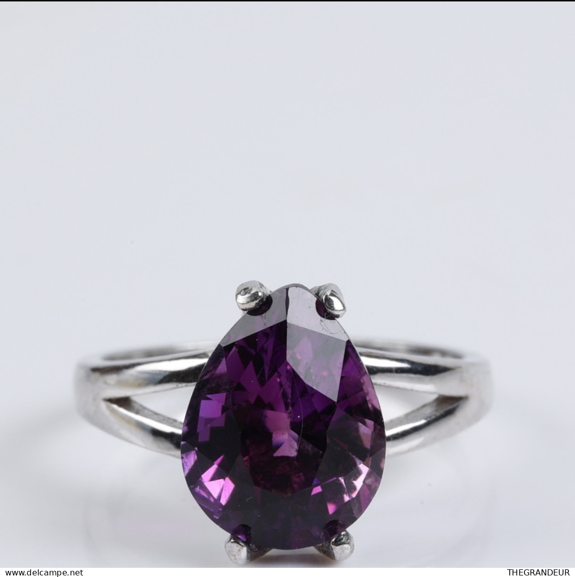 Ring Sterling Silver Ring With Amethyst - Ringe