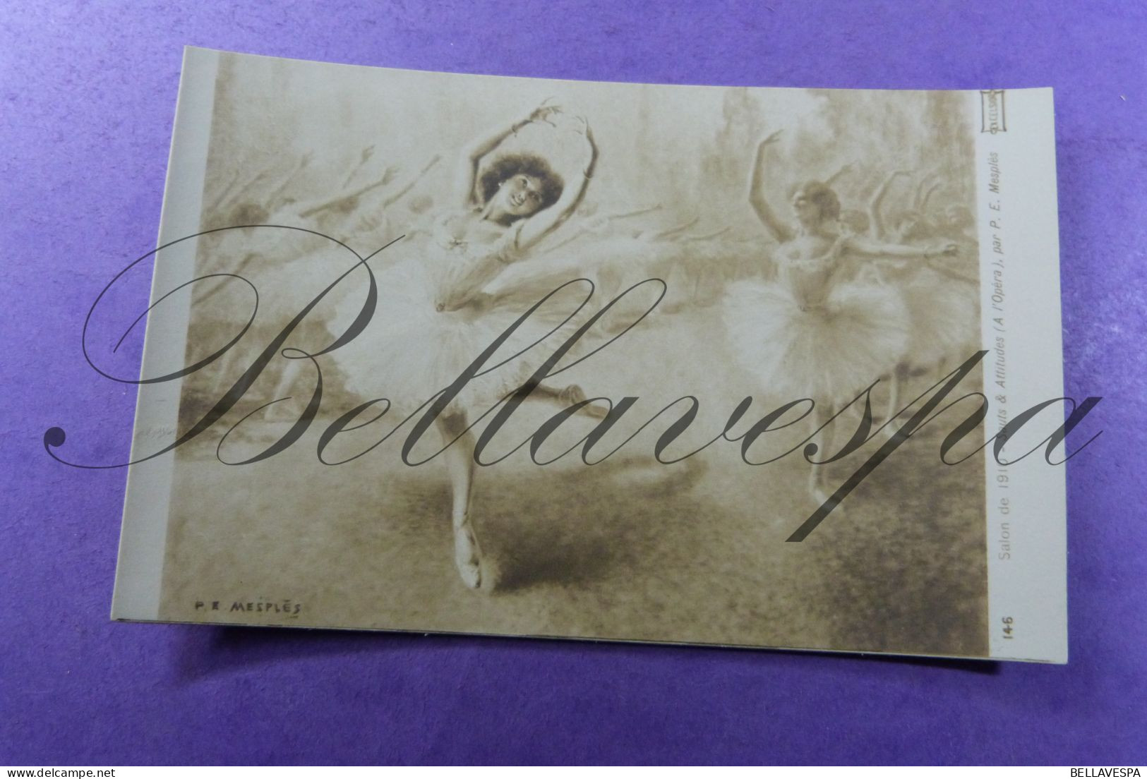 Ballet Belleuse Ballerina Salon 1909-1910-1912 - 4 X Cpa - Danse