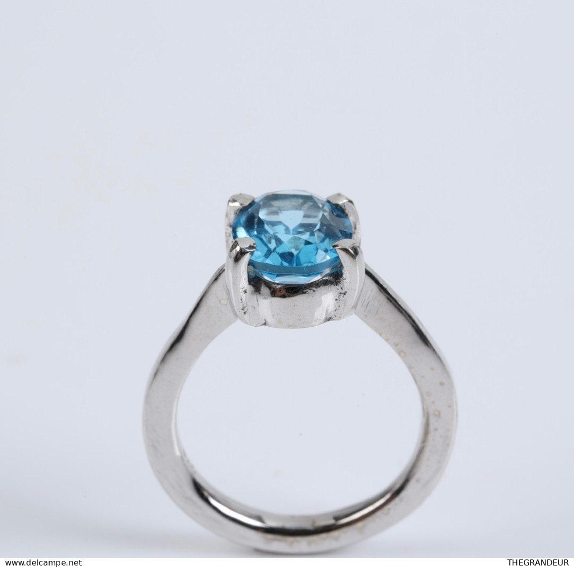 Ring Sterling Silver Ring 925 With Blue Topaz - Rings