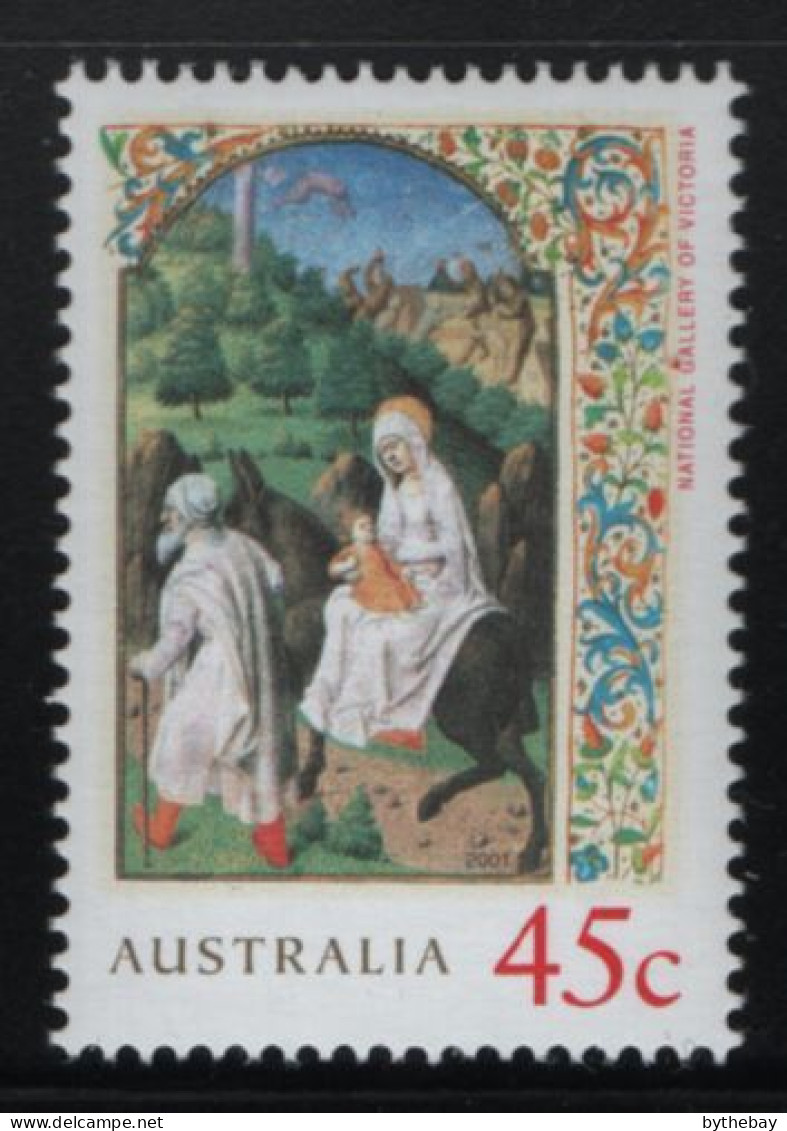 Australia 2001 MNH Sc 2019 45c Flight Into Egypt Christmas - Mint Stamps
