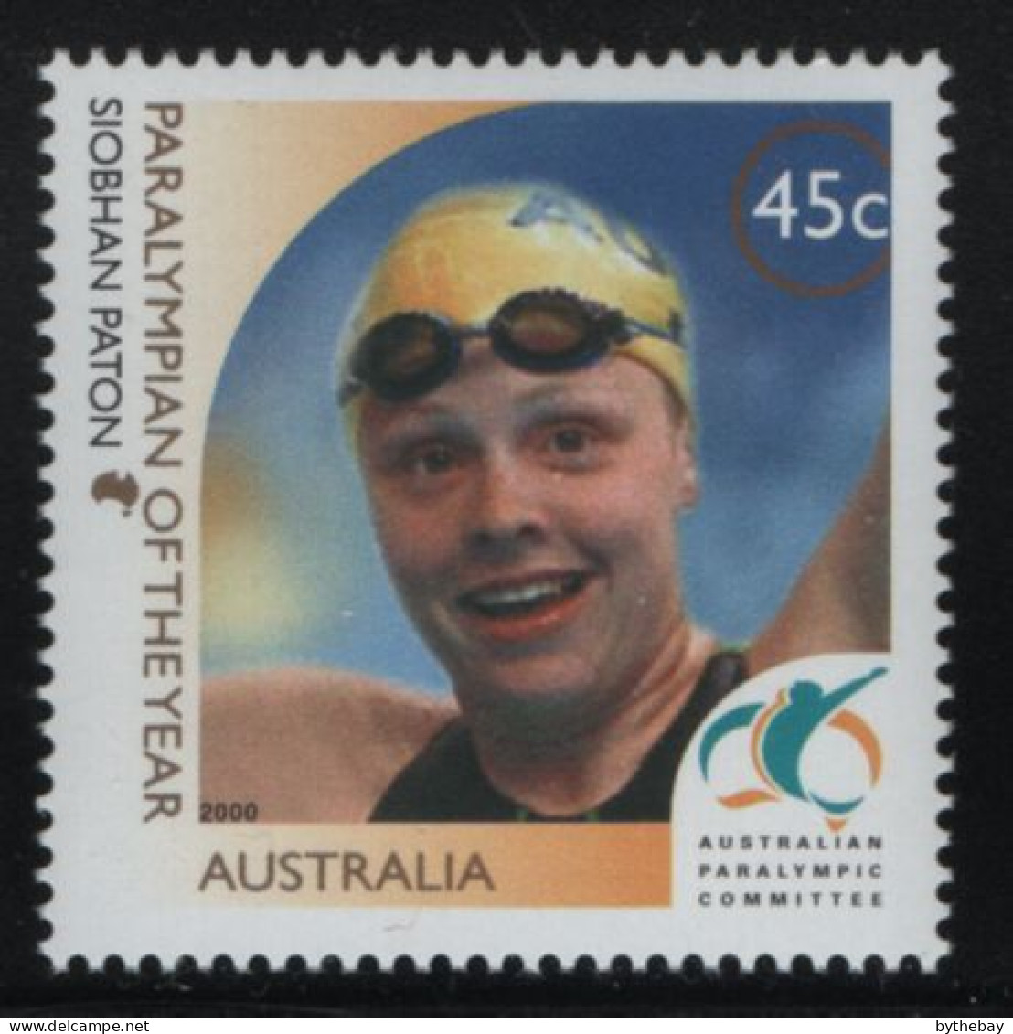 Australia 2000 MNH Sc 1921 45c Siobhan Paton Paralympian Of The Year - Neufs