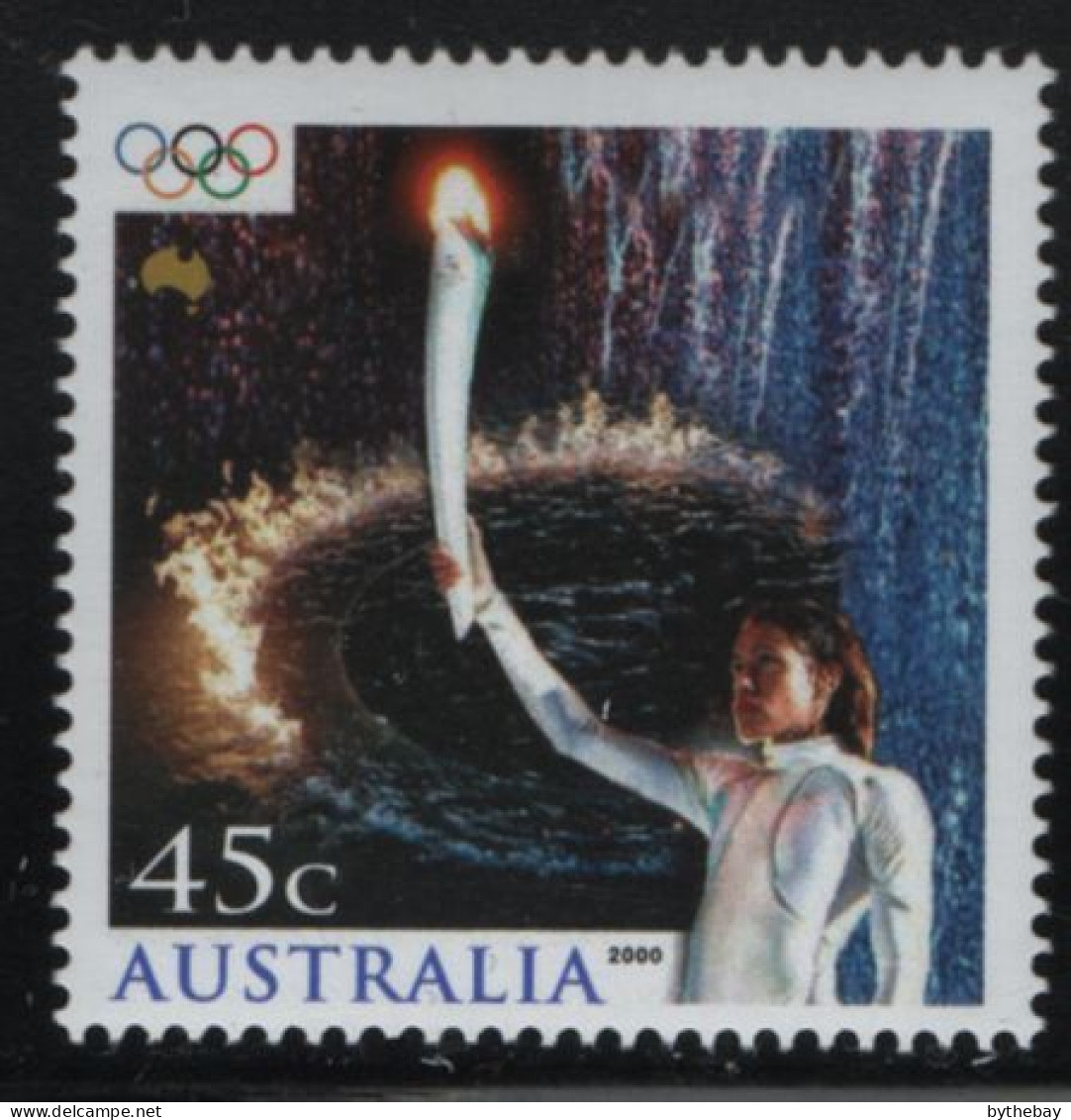 Australia 2000 MNH Sc 1907 45c Cathy Freeman Lighting Olympic Flame - Ongebruikt