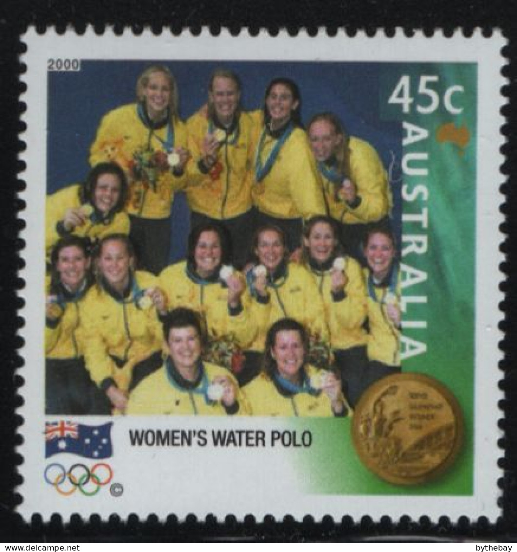 Australia 2000 MNH Sc 1900 45c Women's Water Polo Gold Medalist - Neufs