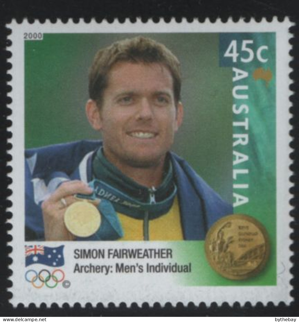 Australia 2000 MNH Sc 1897 45c Simon Fairweather Gold Medalist - Ungebraucht