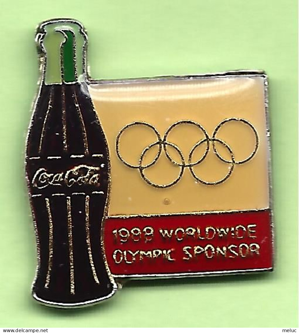 Pin's Coca-Cola Sponsor JO Jeux Olympiques 1988  - 5P12 - Coca-Cola