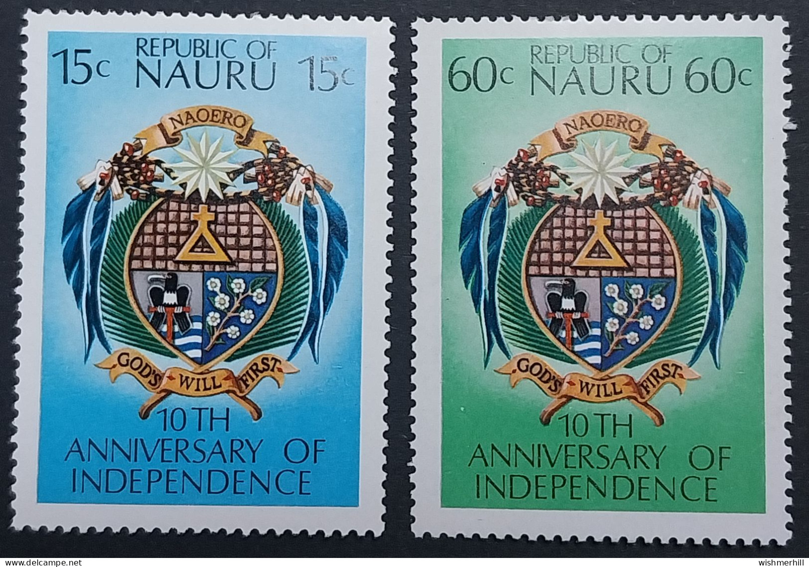 Nauru, Série Complète YT 156/77 Neuve **, Indépendance De La République. Cote 2 € - Nauru