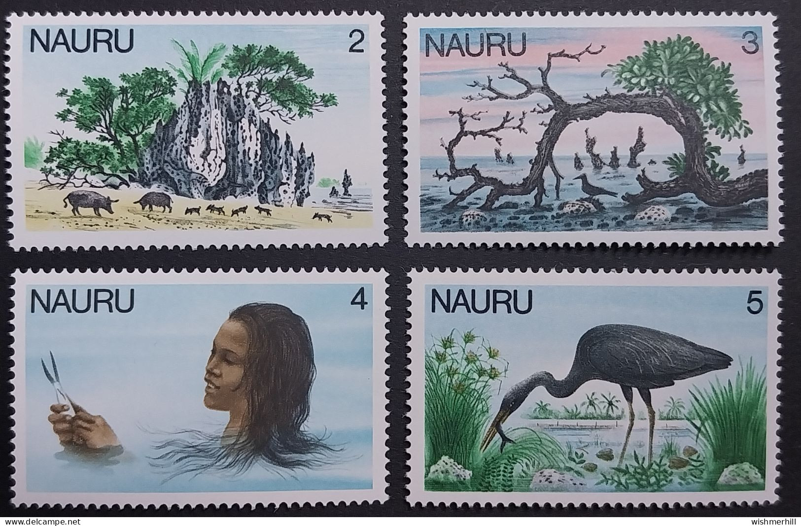 Nauru, Série Complète YT 191/194 Neuve **, Paysages. Cote 9 € - Nauru