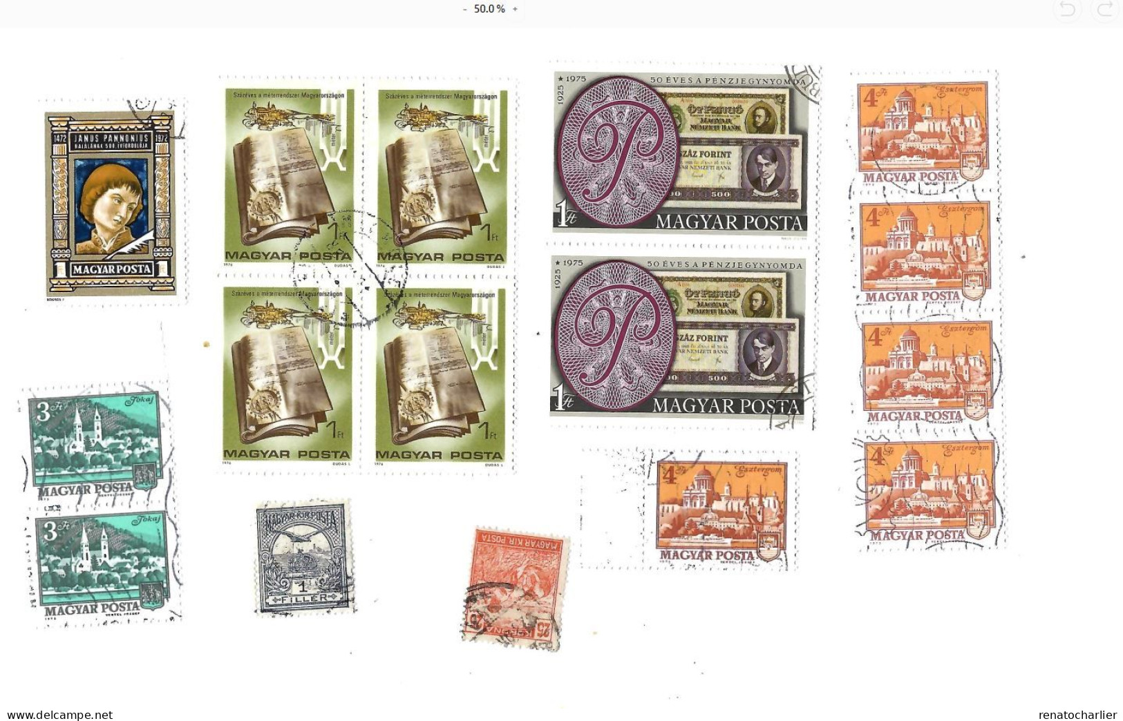 Collection De 105 Timbres  Oblitérés. - Sammlungen