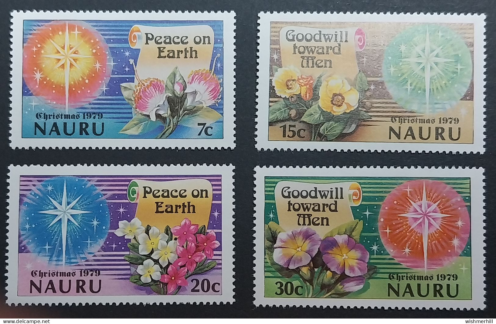 Nauru, Série Complète YT 203/206 Neuve **, Noel. Cote 1.50 € - Nauru